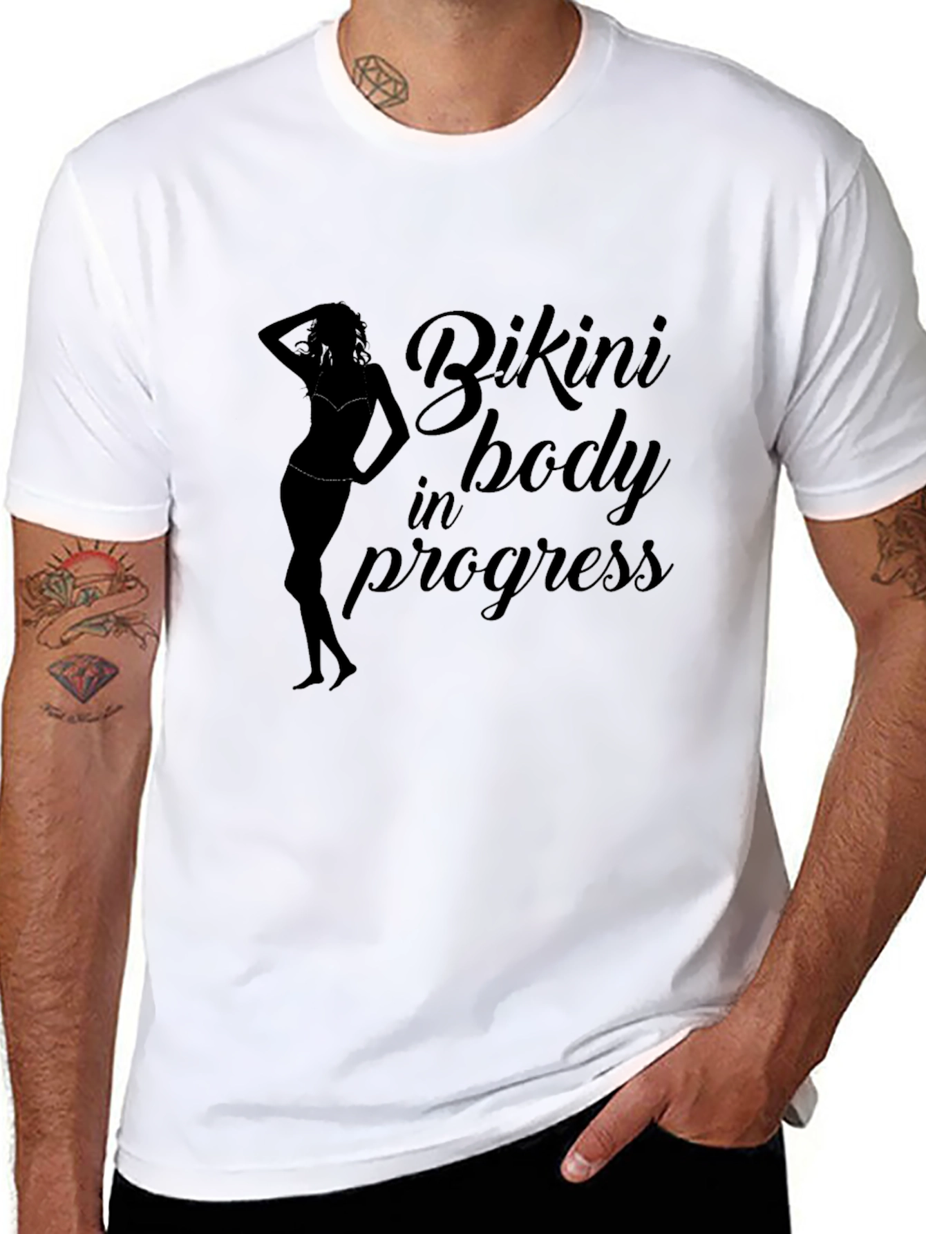 Bikini Body in Progress Tee - Motivational T-Shirt