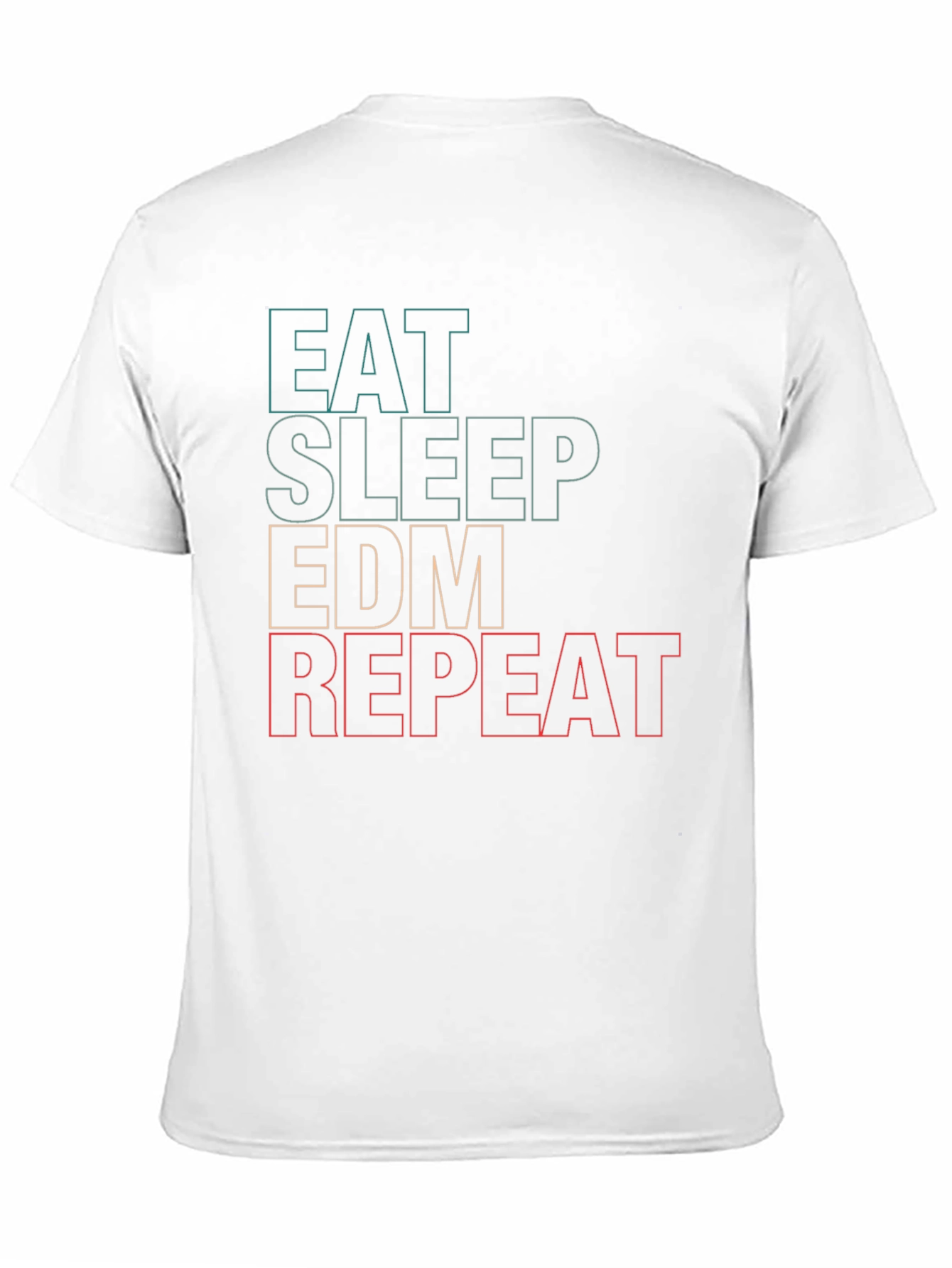 Eat Sleep EDM Repeat Graphic Tee