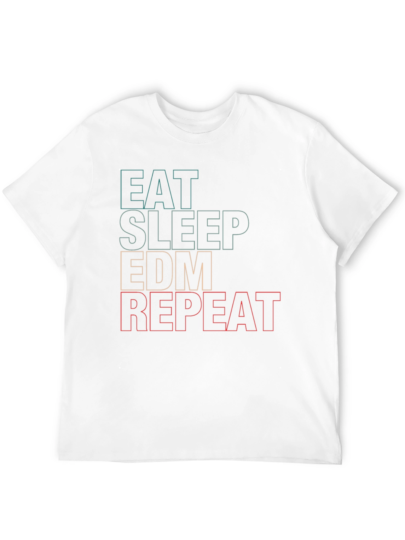 Eat Sleep EDM Repeat Graphic Tee