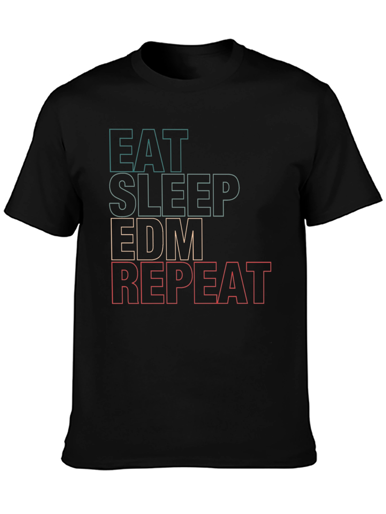 Eat Sleep EDM Repeat Graphic Tee