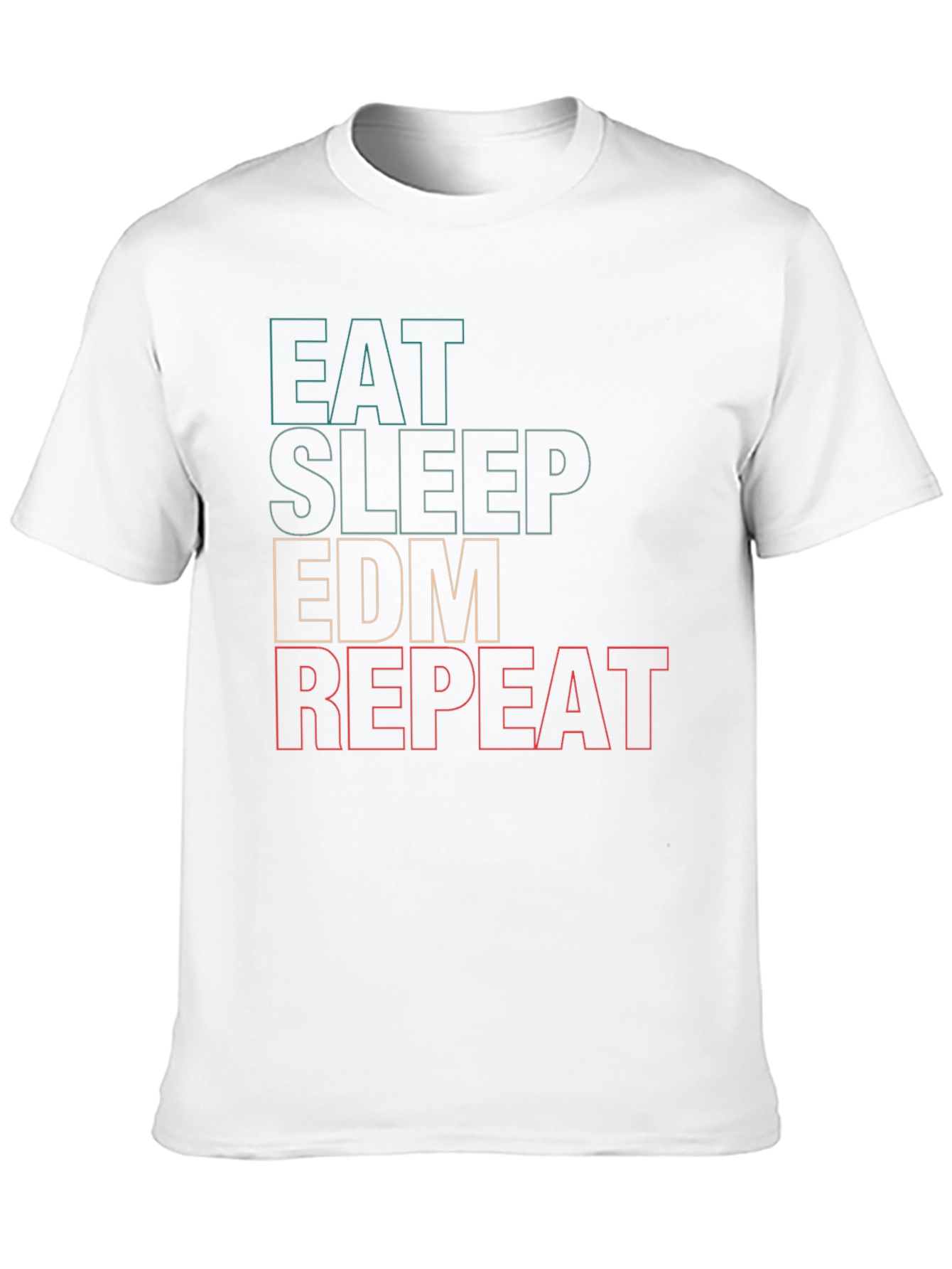 Eat Sleep EDM Repeat Graphic Tee