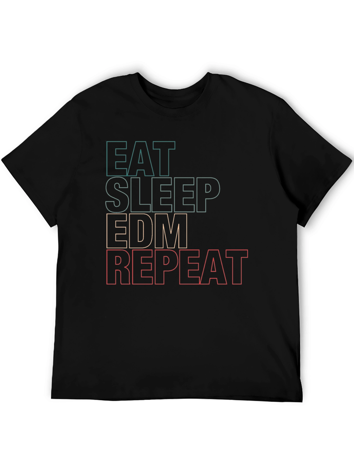 Eat Sleep EDM Repeat Graphic Tee