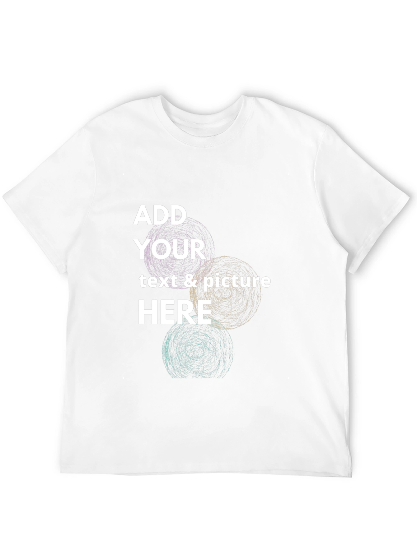 Customizable Black T-Shirt