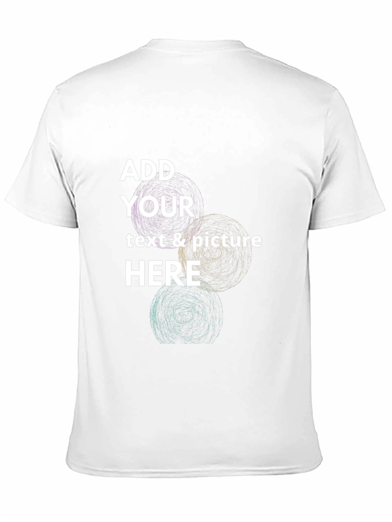 Customizable Black T-Shirt
