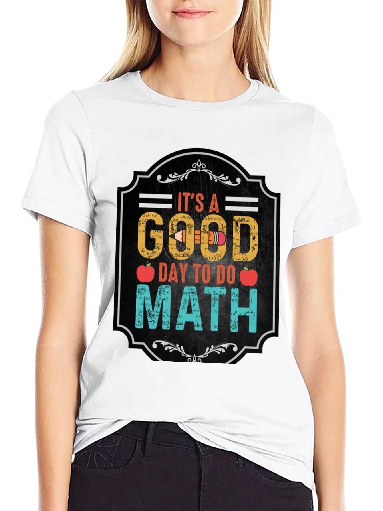 Its A Good Day To Do Math Black T-Shirt