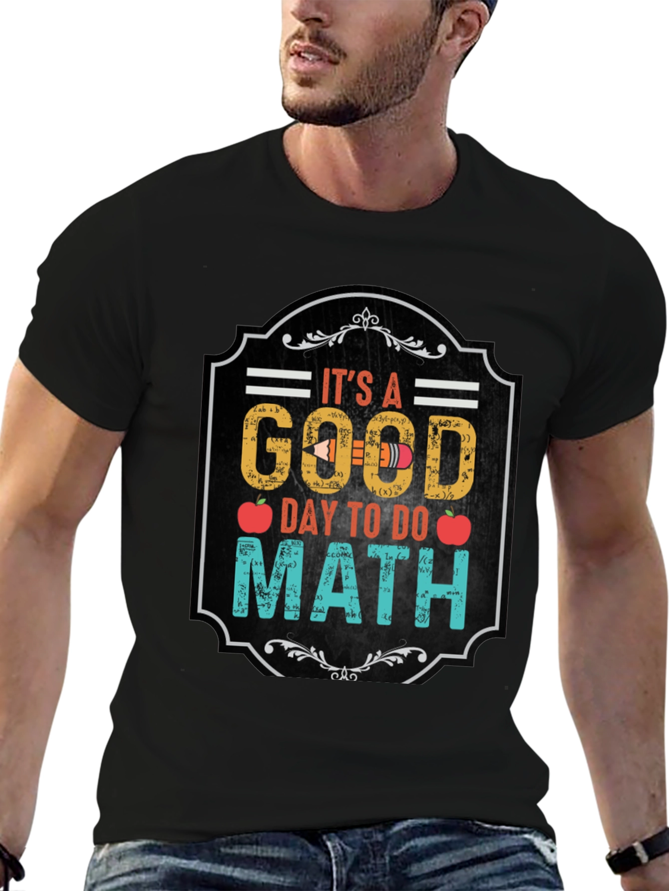 Its A Good Day To Do Math Black T-Shirt