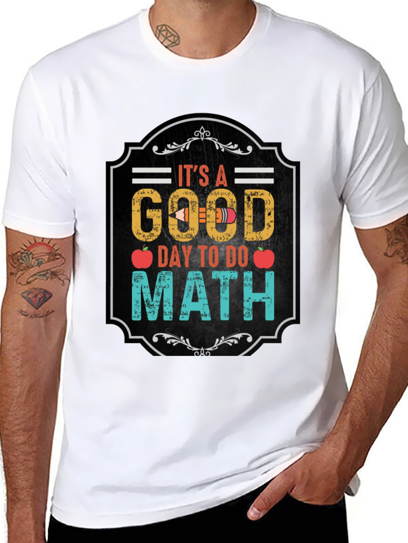 Its A Good Day To Do Math Black T-Shirt