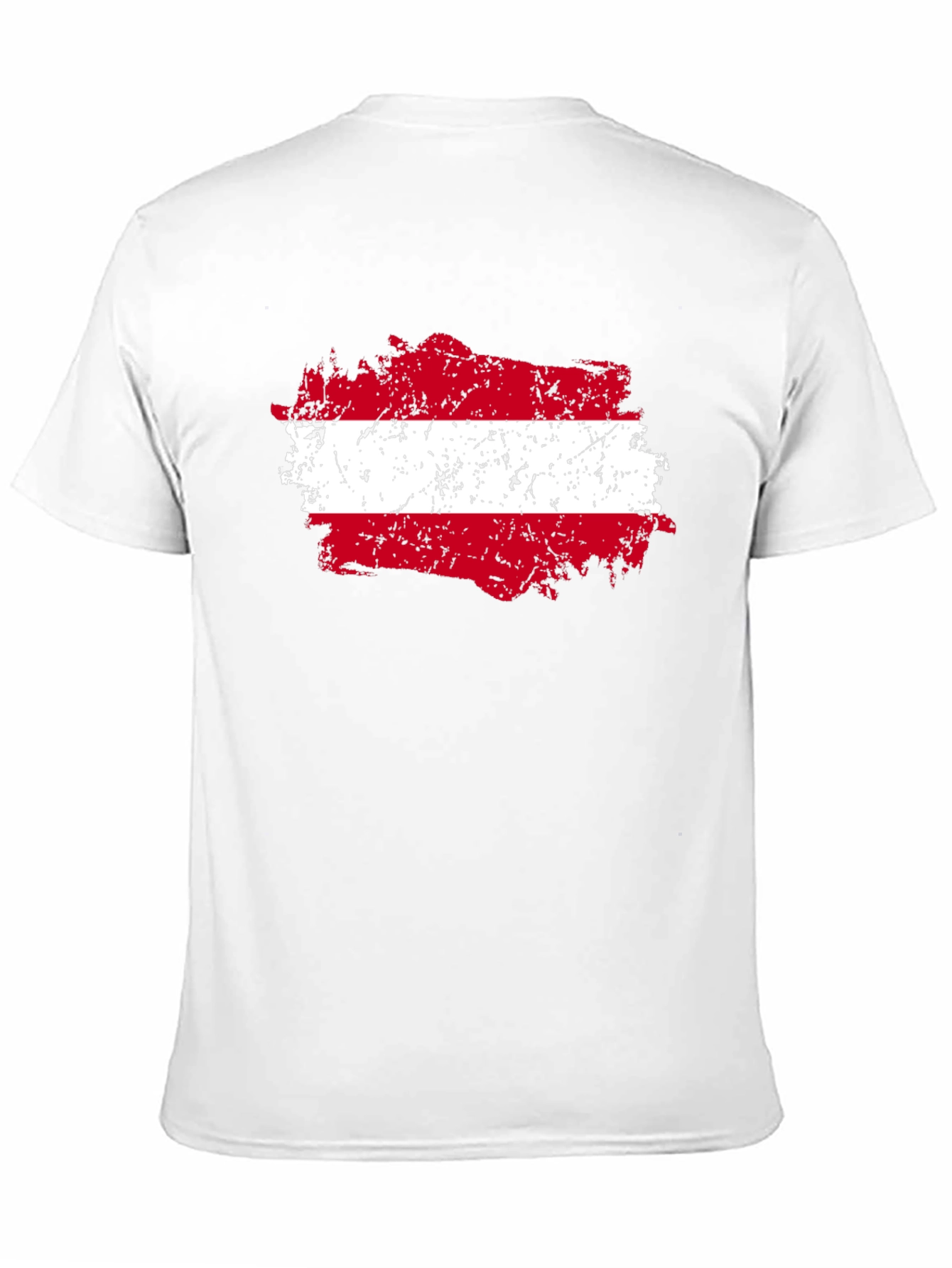 Austria Flag Grunge Style Graphic Tee