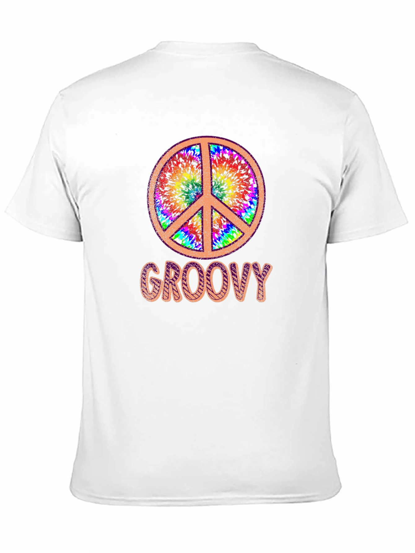 Groovy Tie Dye Peace Sign T-Shirt