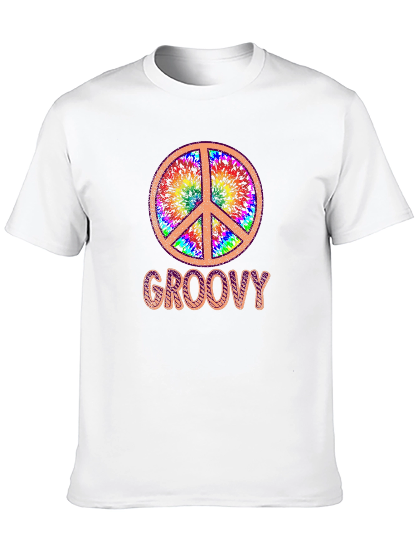 Groovy Tie Dye Peace Sign T-Shirt