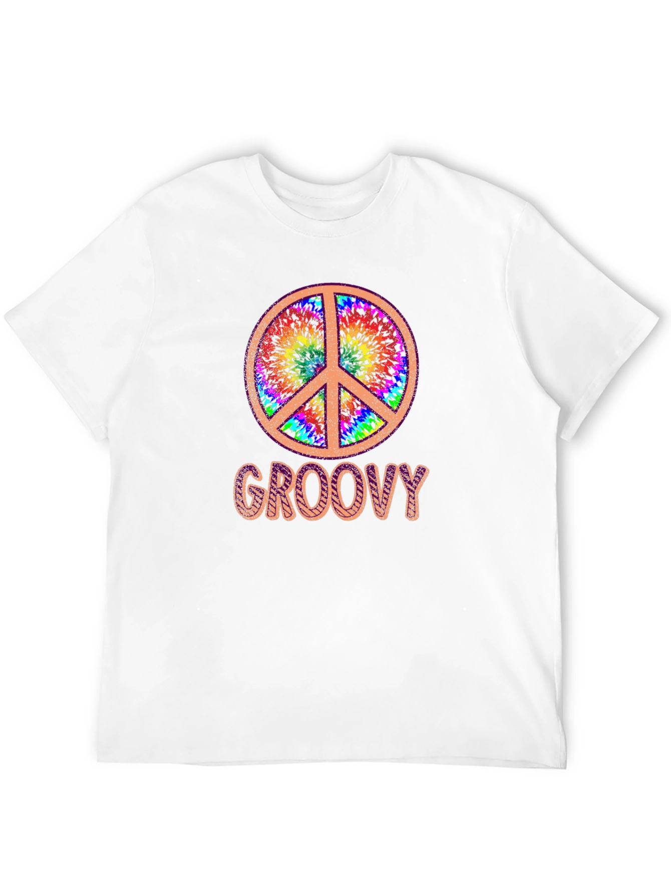 Groovy Tie Dye Peace Sign T-Shirt