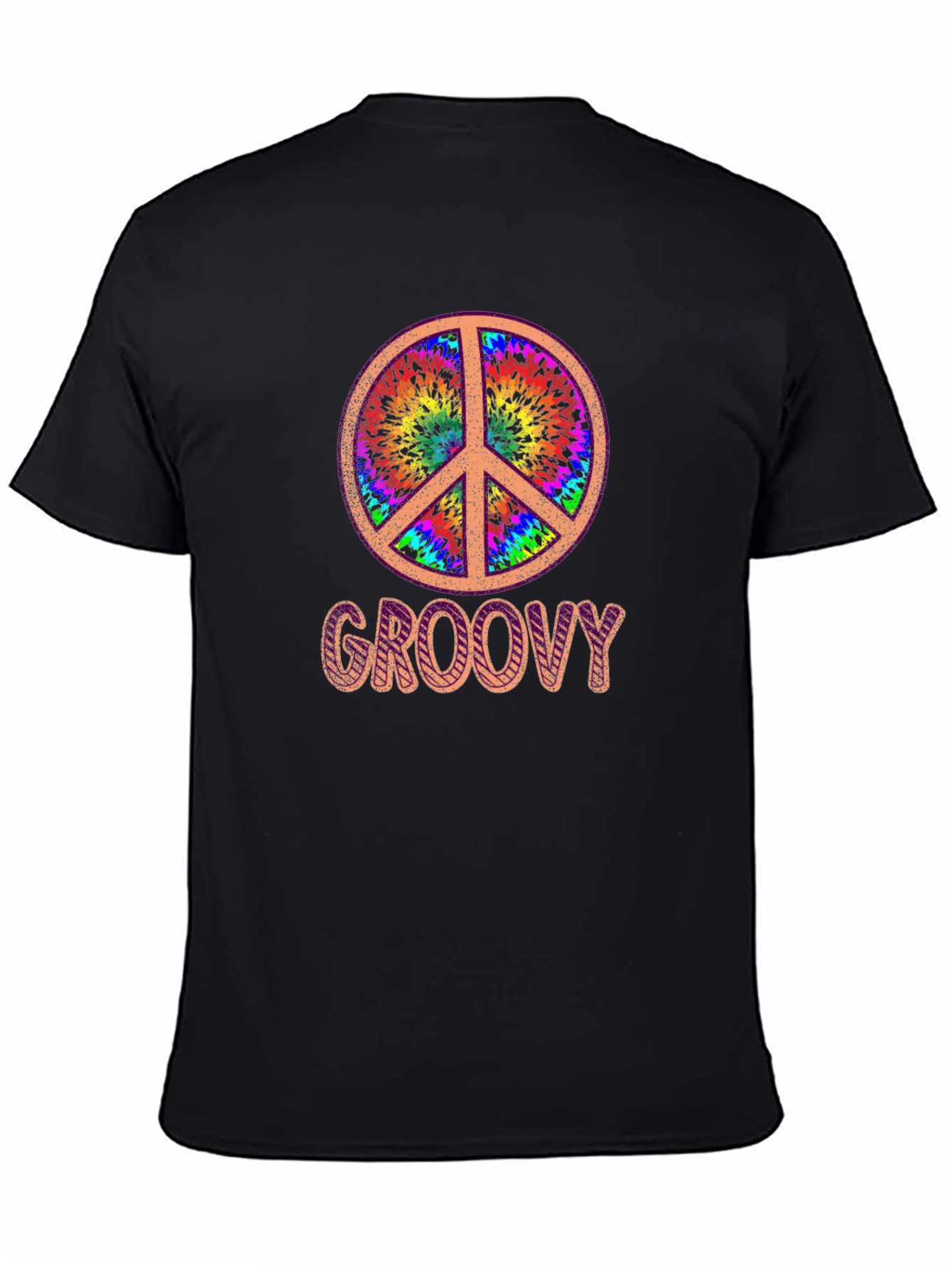 Groovy Tie Dye Peace Sign T-Shirt