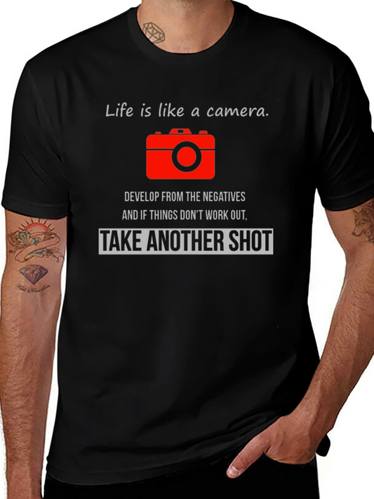Life is Like a Camera Graphic T-Shirt