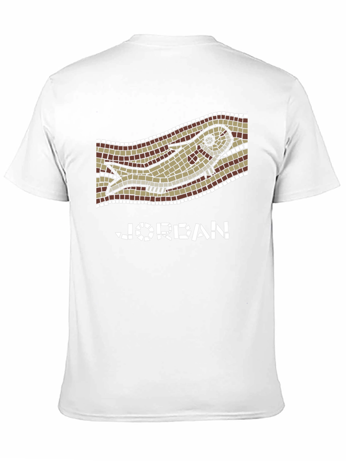Jordan Mosaic Fish Graphic Tee - Unique Design!