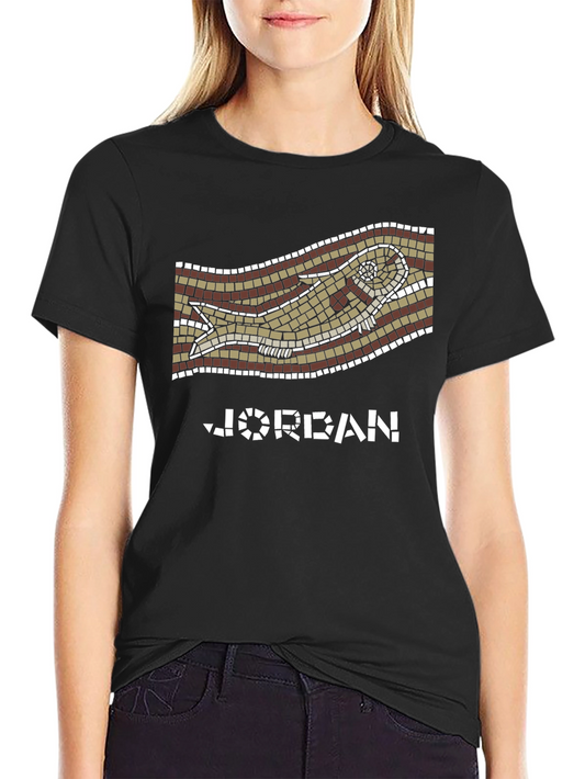 Jordan Mosaic Fish Graphic Tee - Unique Design!