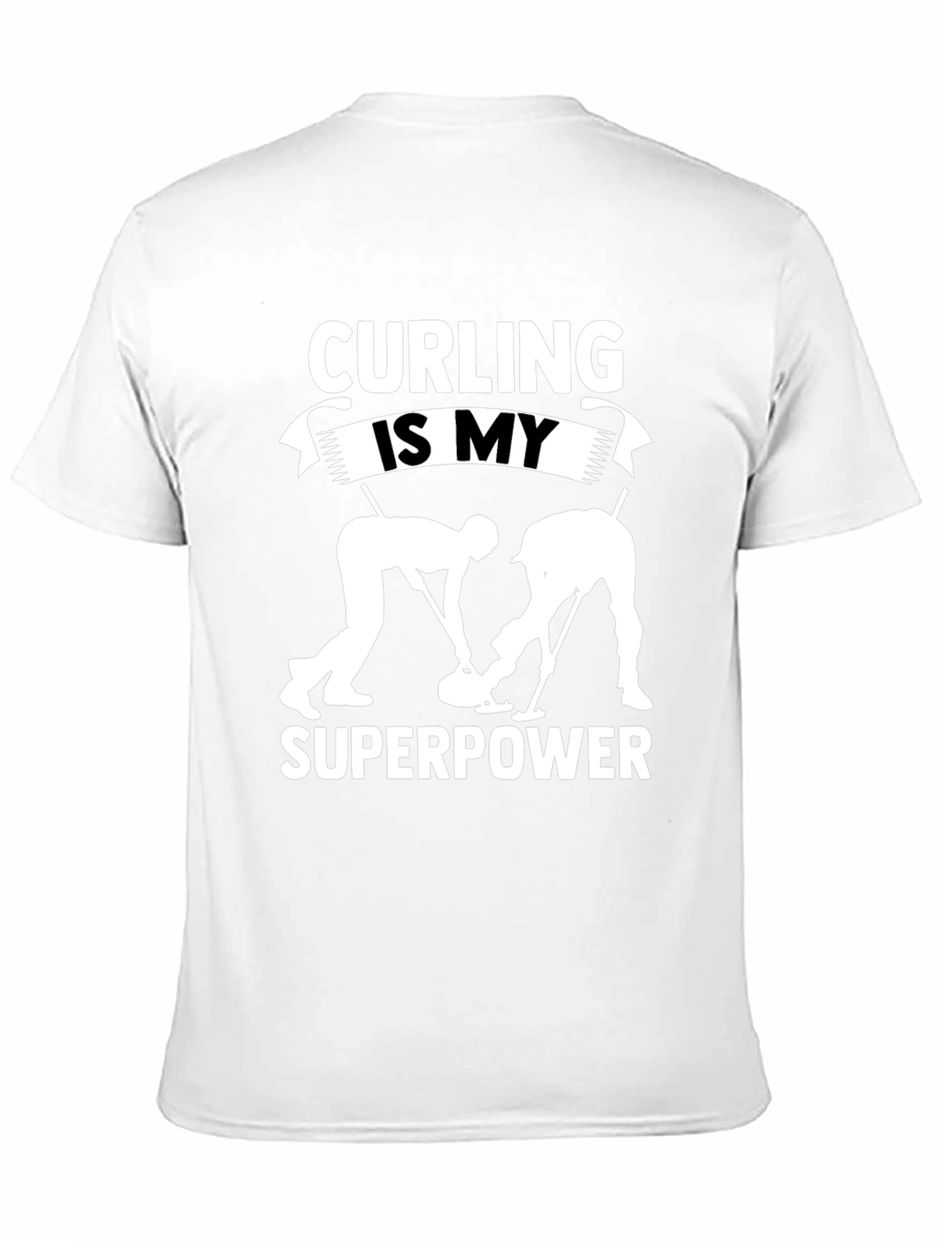 Curling Is My Superpower Graphic T-Shirt