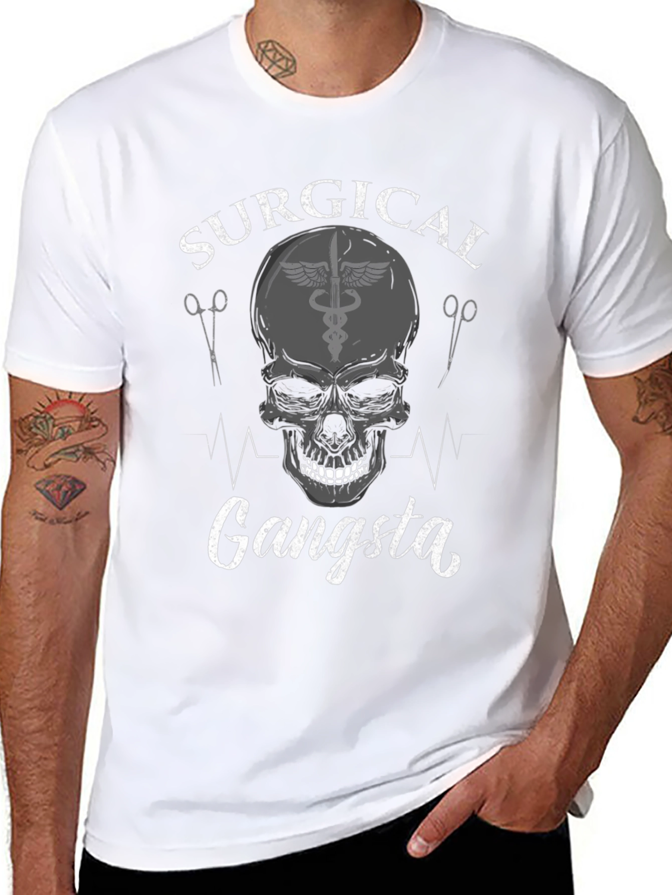 Surgical Gangsta Graphic T-Shirt