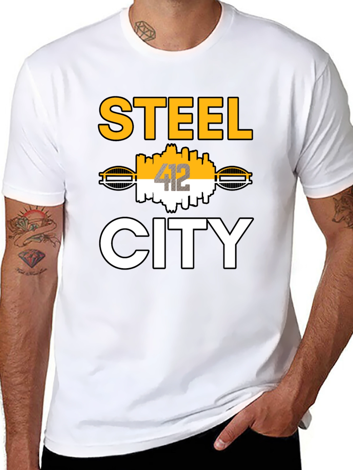 Steel City Graphic Tee - Black