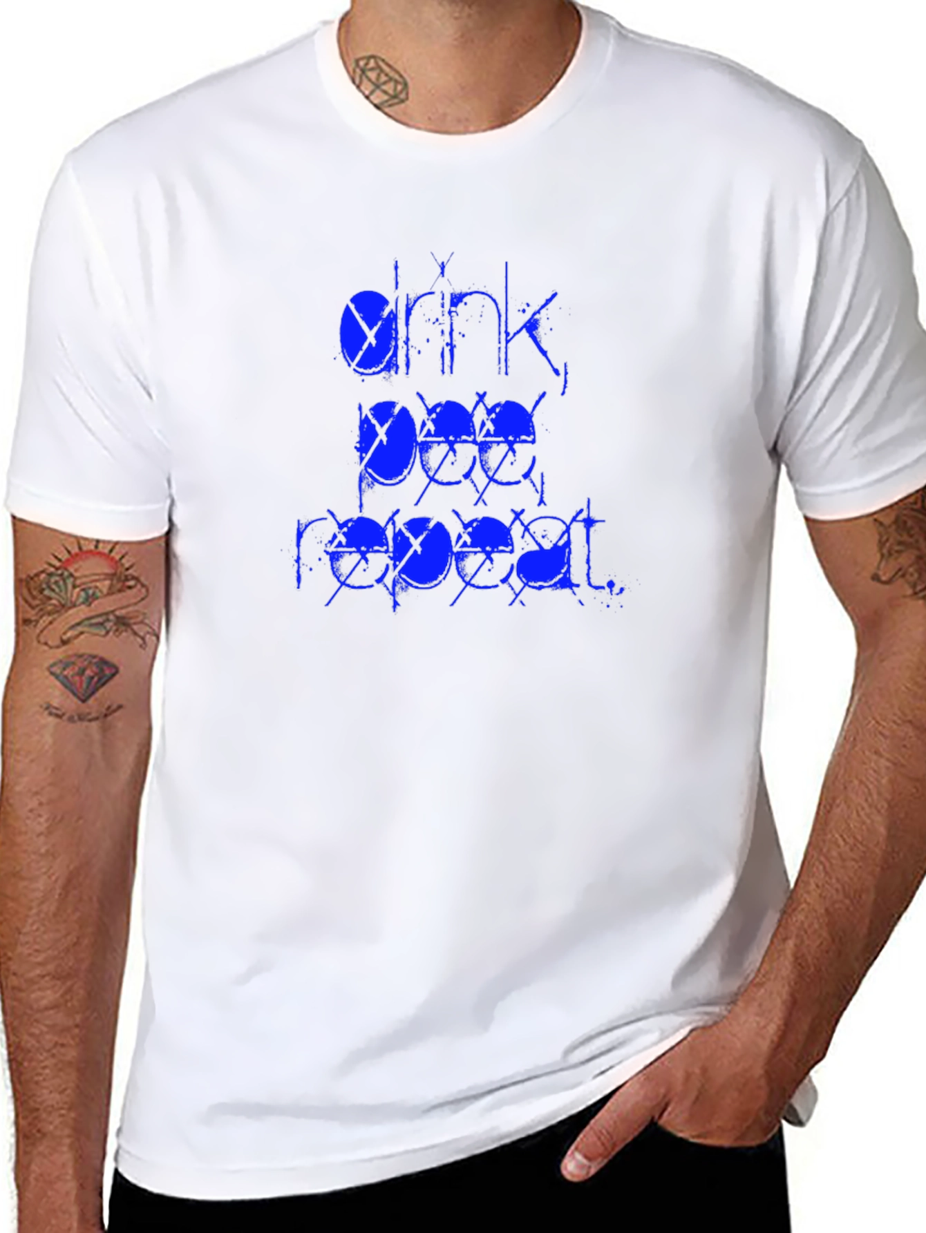 Drink Beer Repeat Graphic Tee