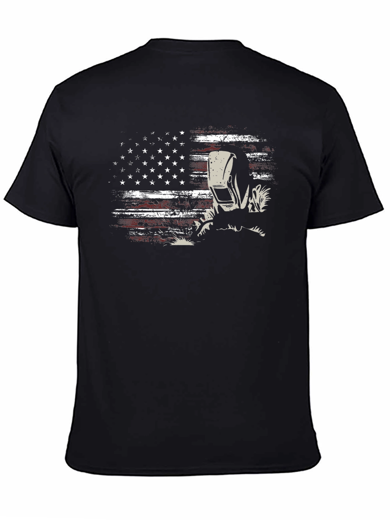 Welder American Flag Graphic T-Shirt