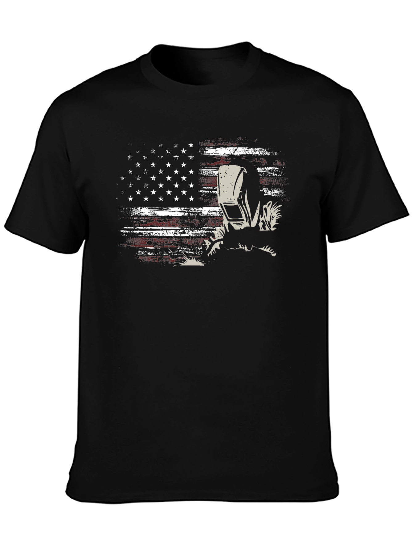 Welder American Flag Graphic T-Shirt