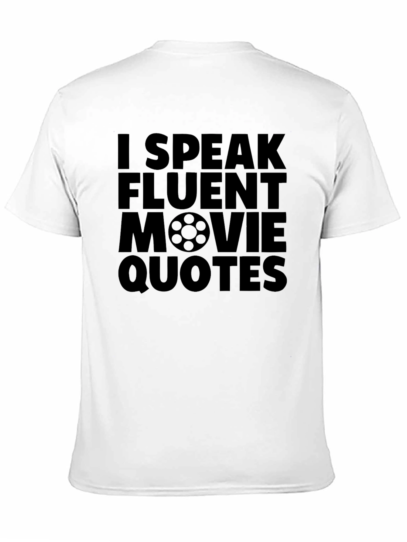 Fluent Movie Quotes Graphic Tee - Black T-Shirt