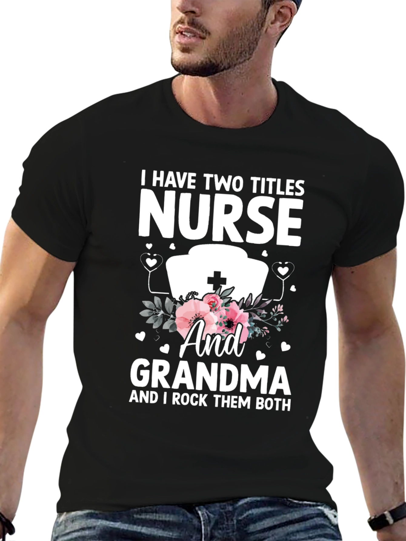 Nurse & Grandma T-Shirt - I Rock Them Both!