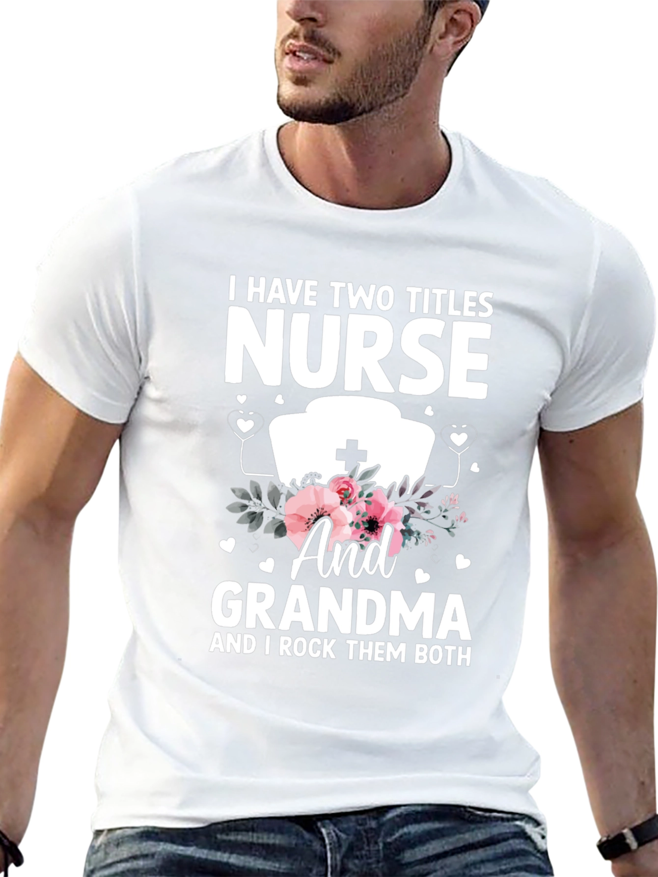 Nurse & Grandma T-Shirt - I Rock Them Both!