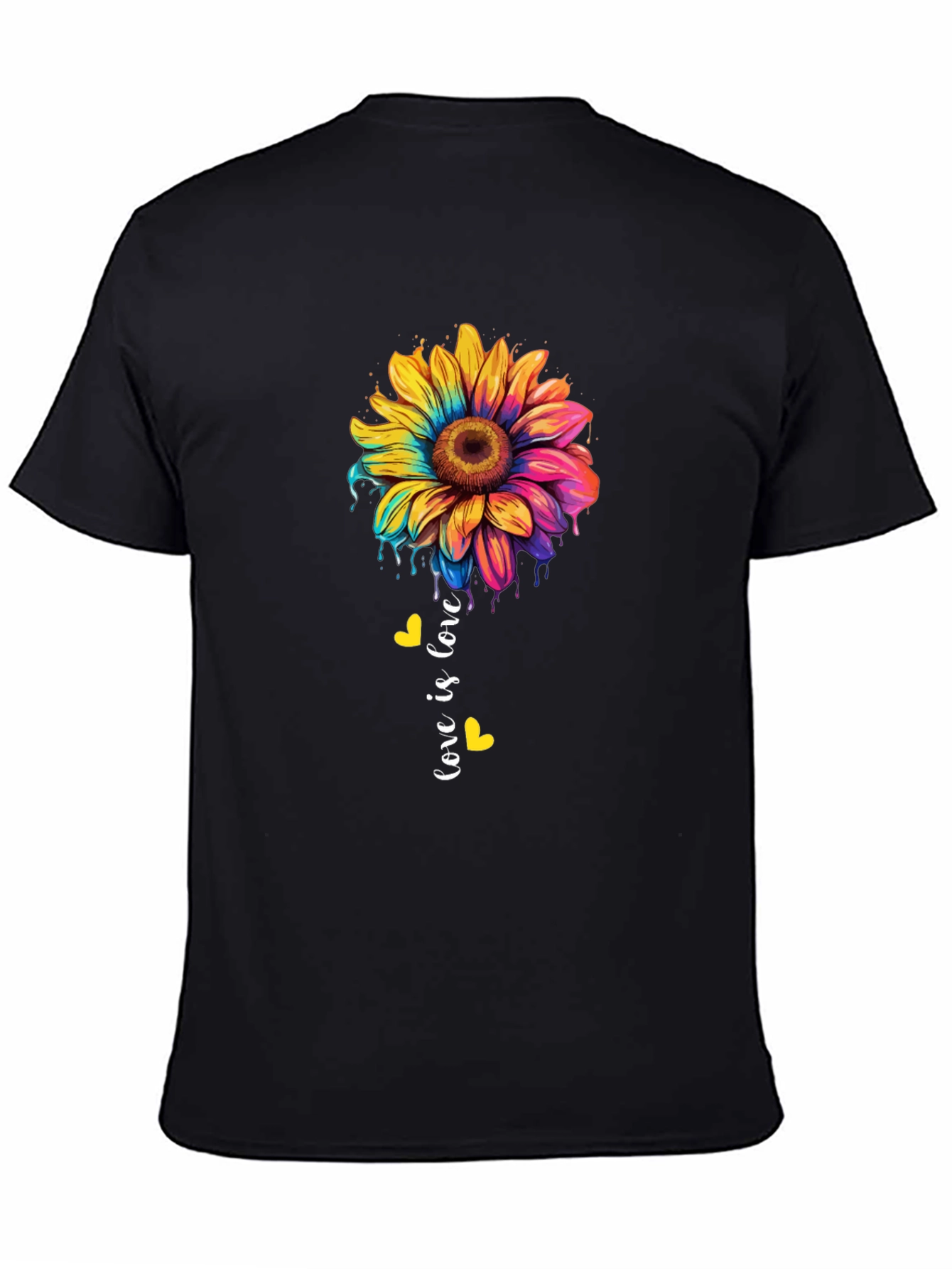 Love Is Love Sunflower Graphic Tee