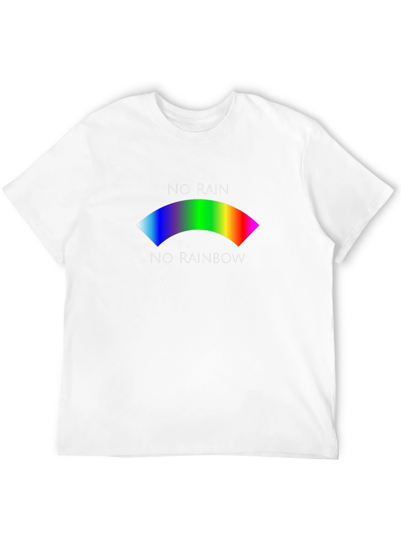 No Rain No Rainbow Graphic T-Shirt