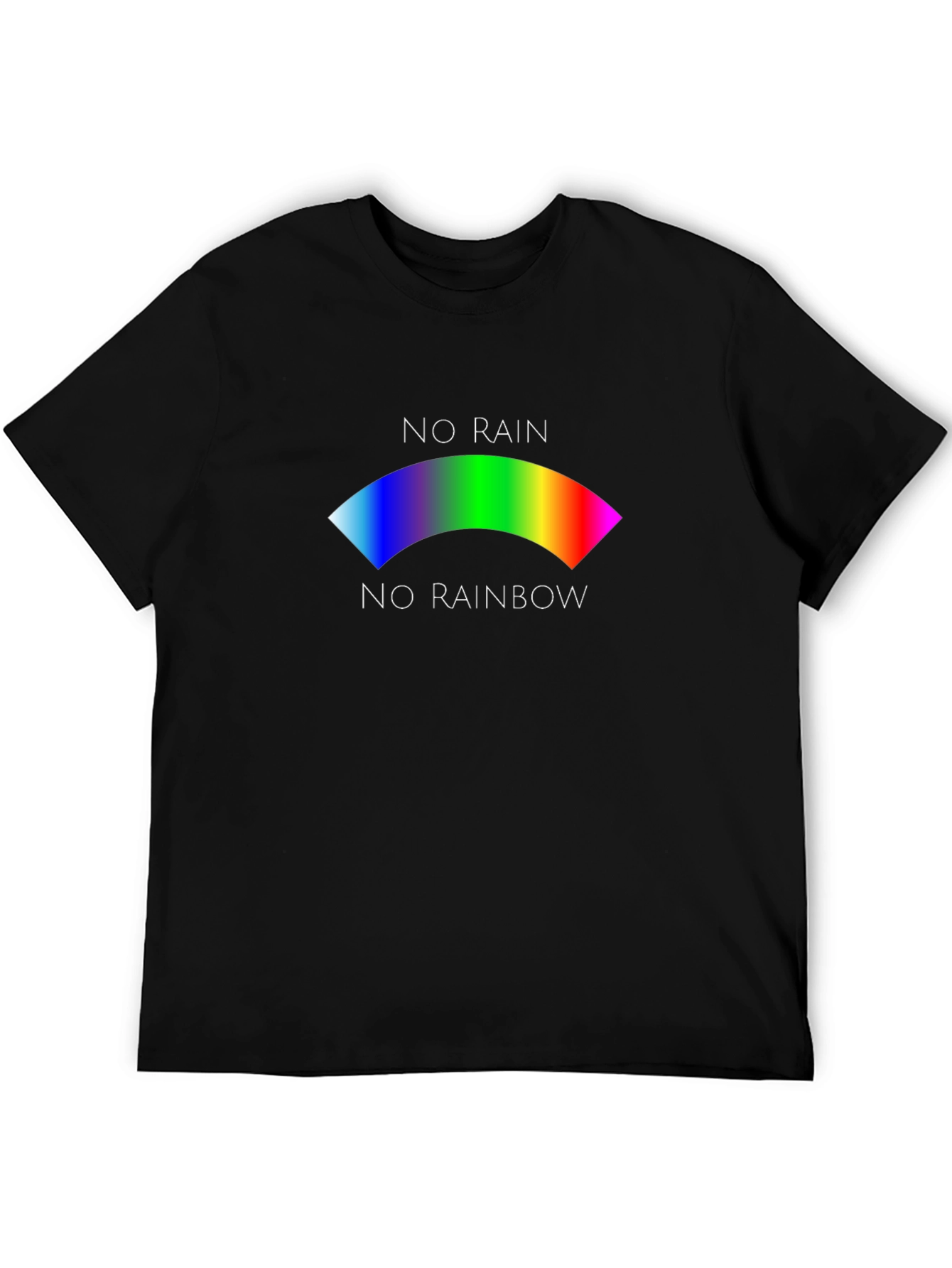 No Rain No Rainbow Graphic T-Shirt
