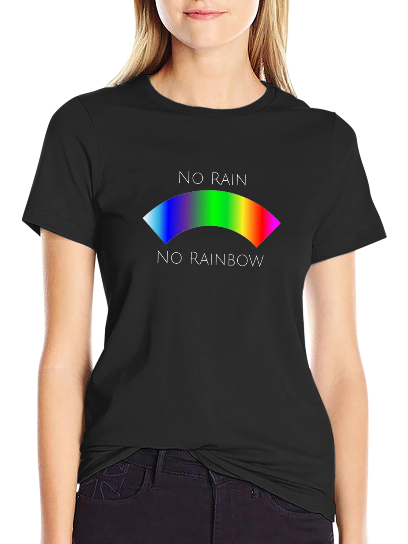 No Rain No Rainbow Graphic T-Shirt