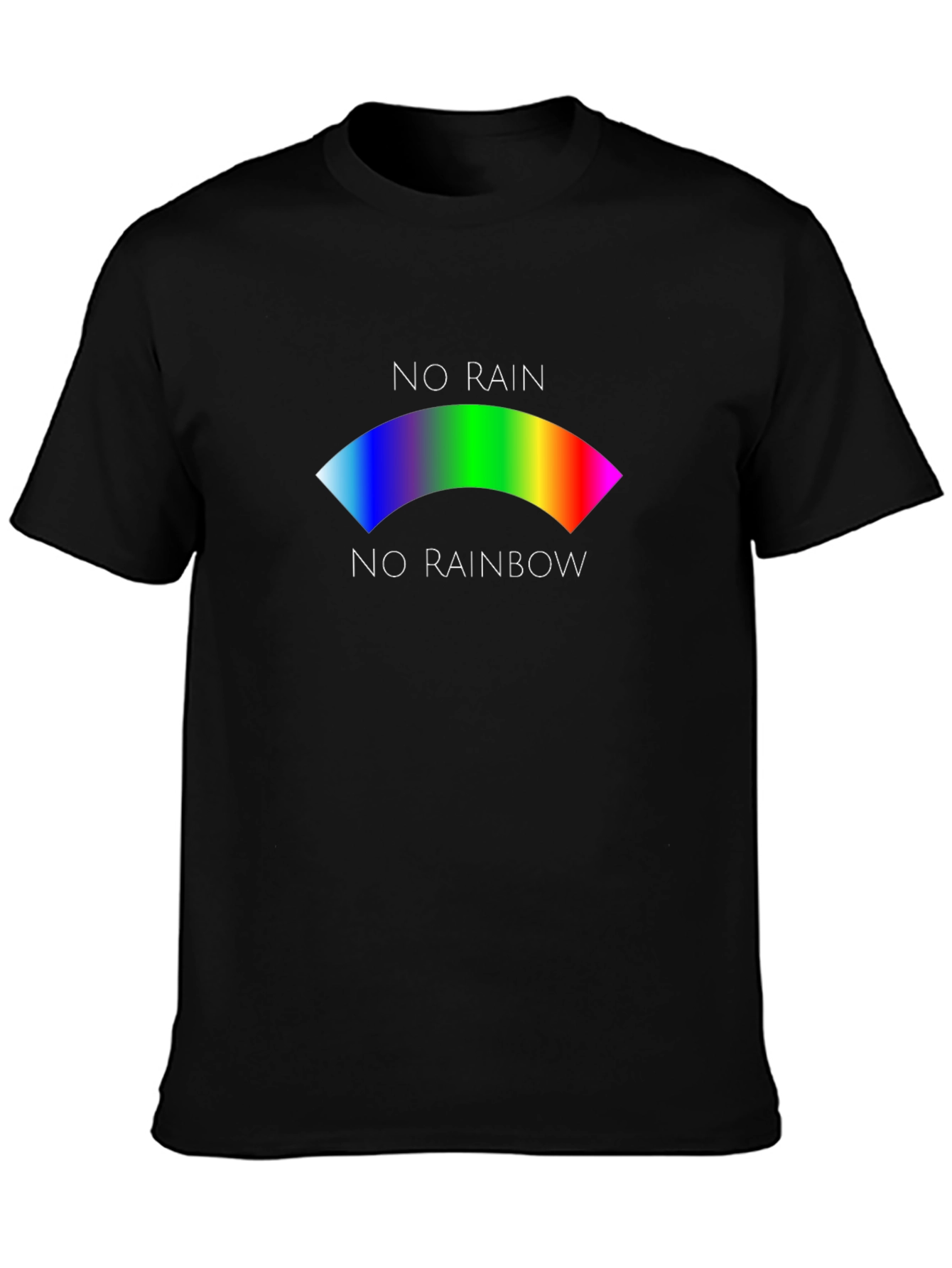 No Rain No Rainbow Graphic T-Shirt