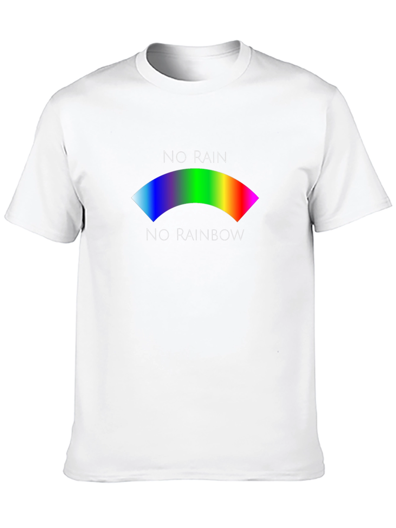 No Rain No Rainbow Graphic T-Shirt