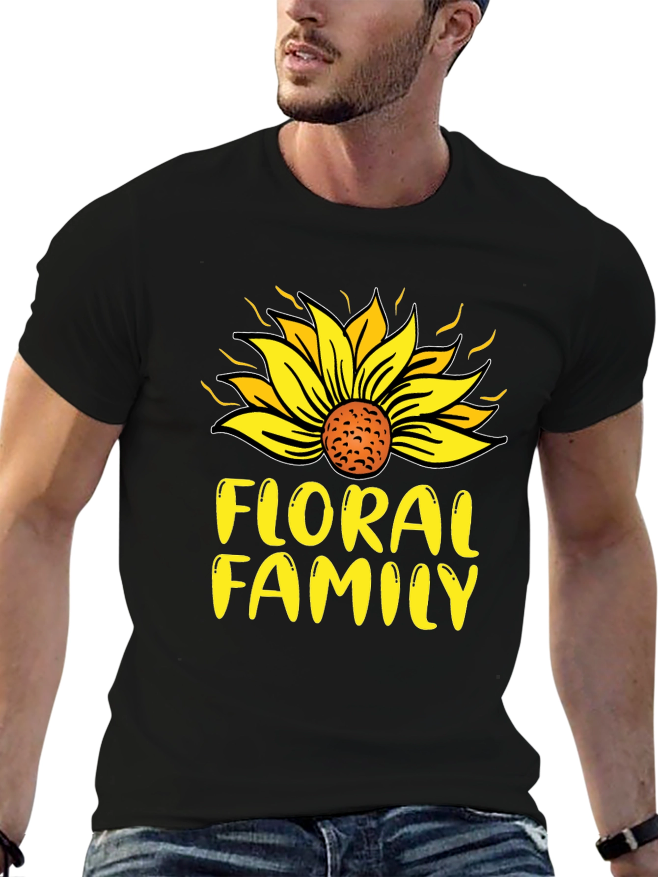 Floral Family Sunflower T-Shirt
