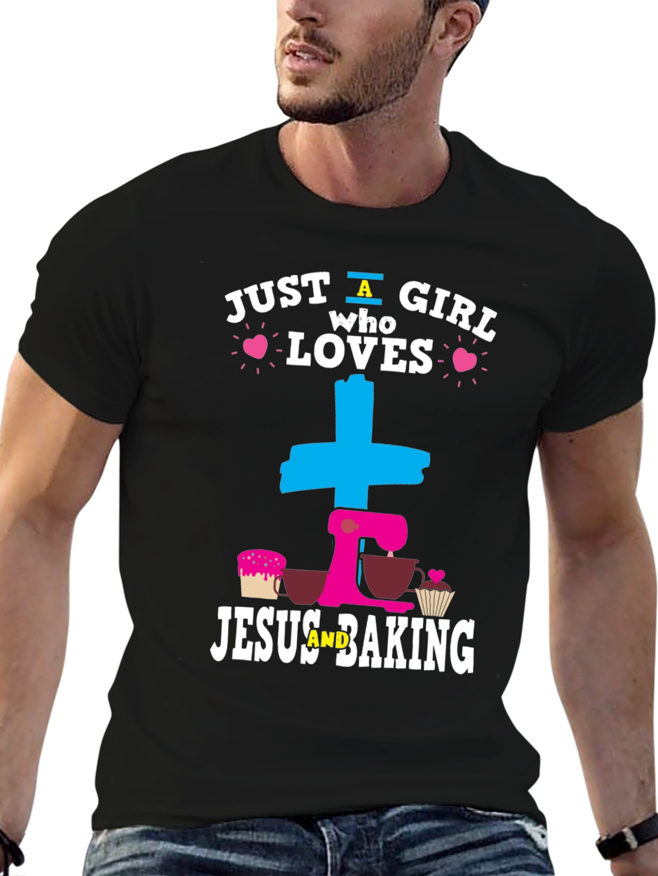 Just a Girl Who Loves Jesus and Baking T-Shirt