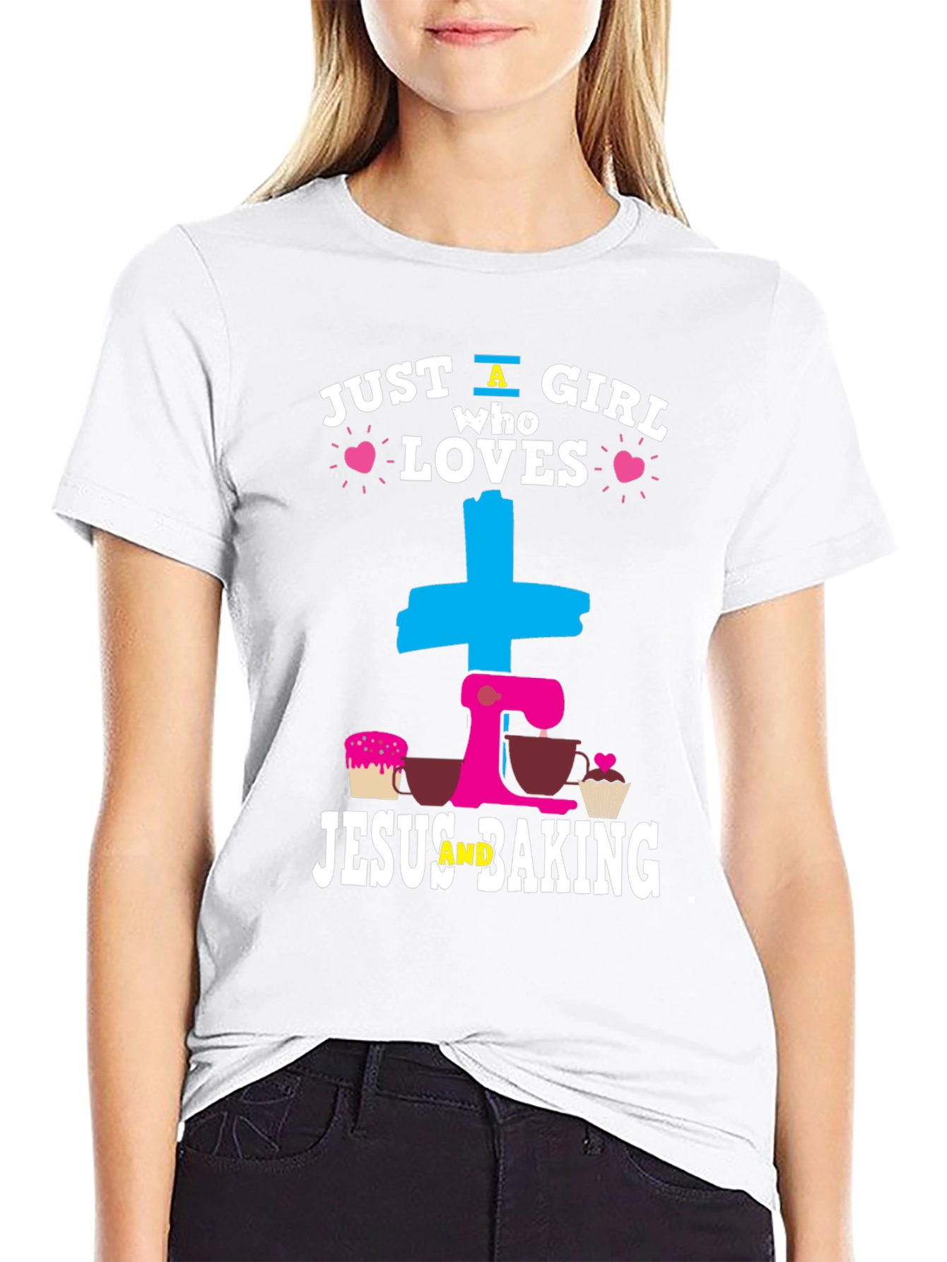 Just a Girl Who Loves Jesus and Baking T-Shirt