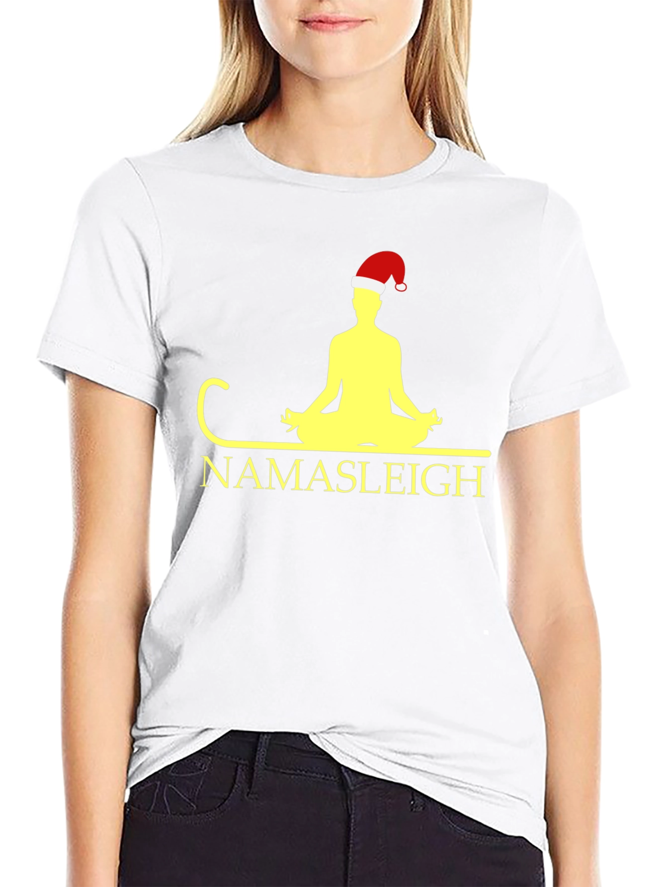Namasteleigh Christmas Yoga T-Shirt