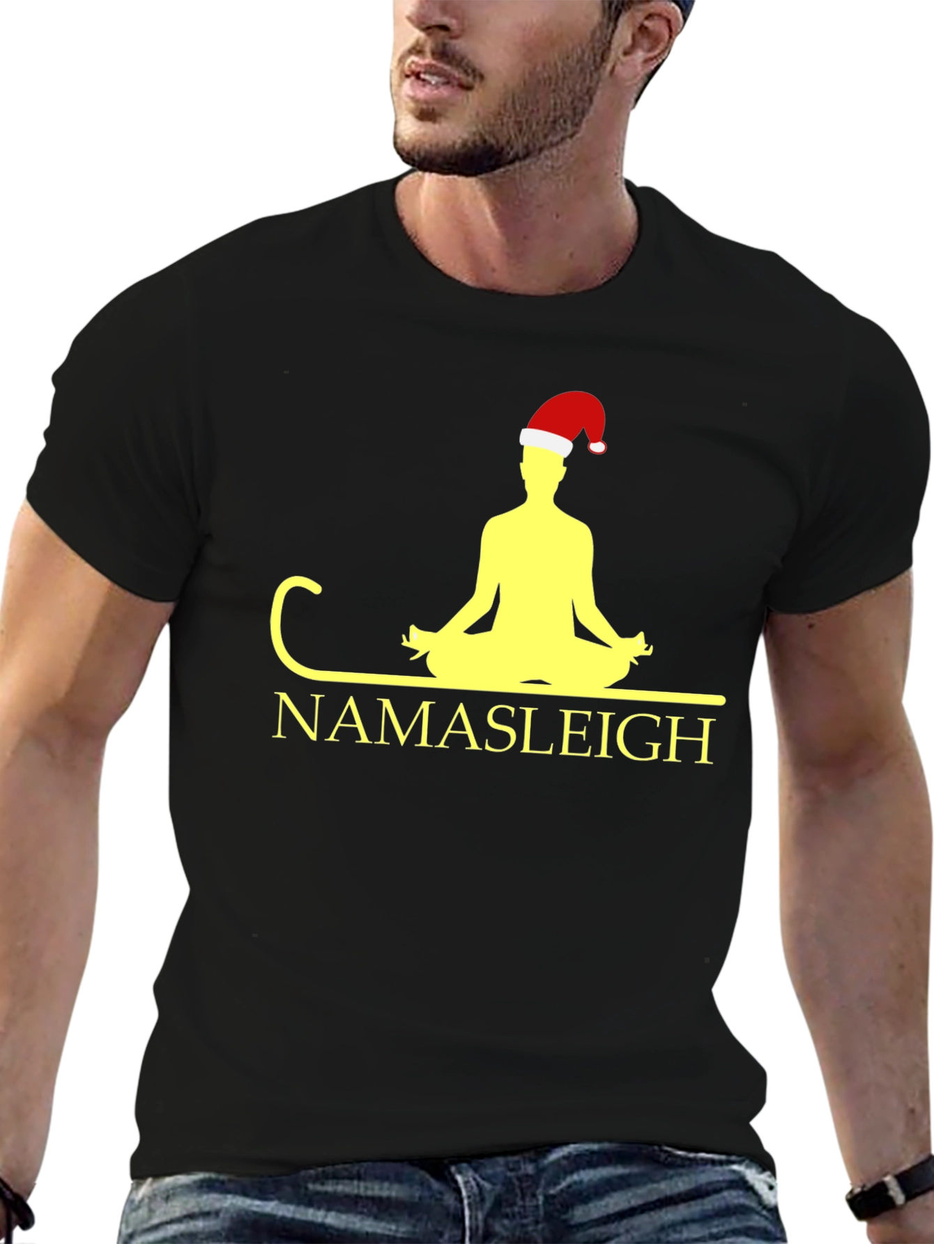 Namasteleigh Christmas Yoga T-Shirt