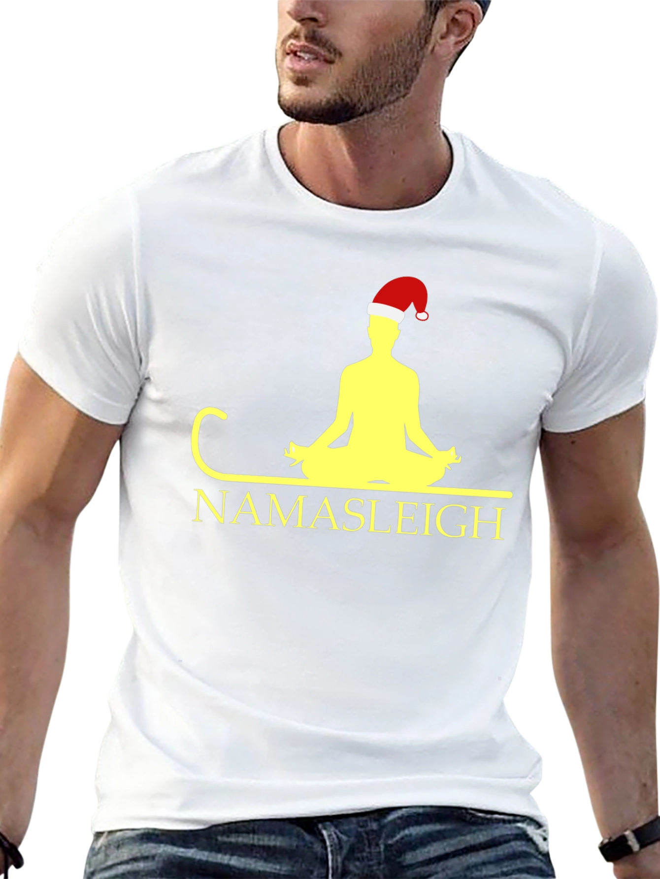 Namasteleigh Christmas Yoga T-Shirt