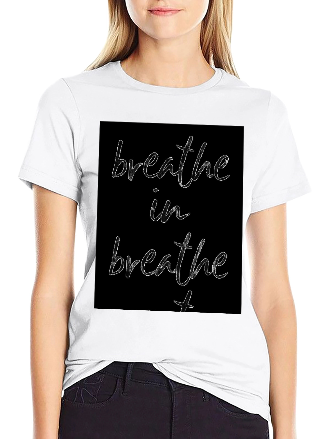 Breathe In Breathe Out Graphic Tee