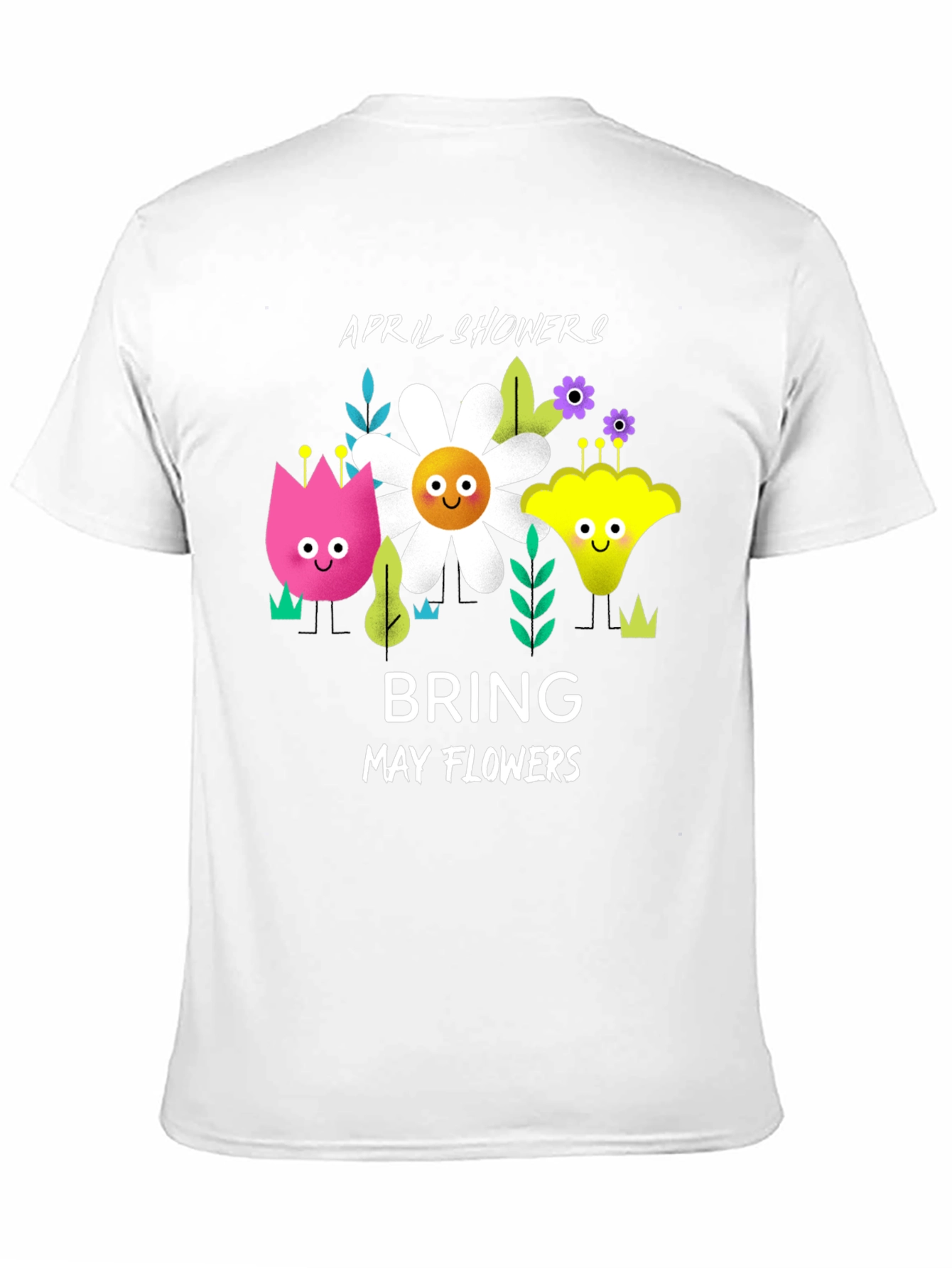 April Showers Bring May Flowers Graphic T-Shirt