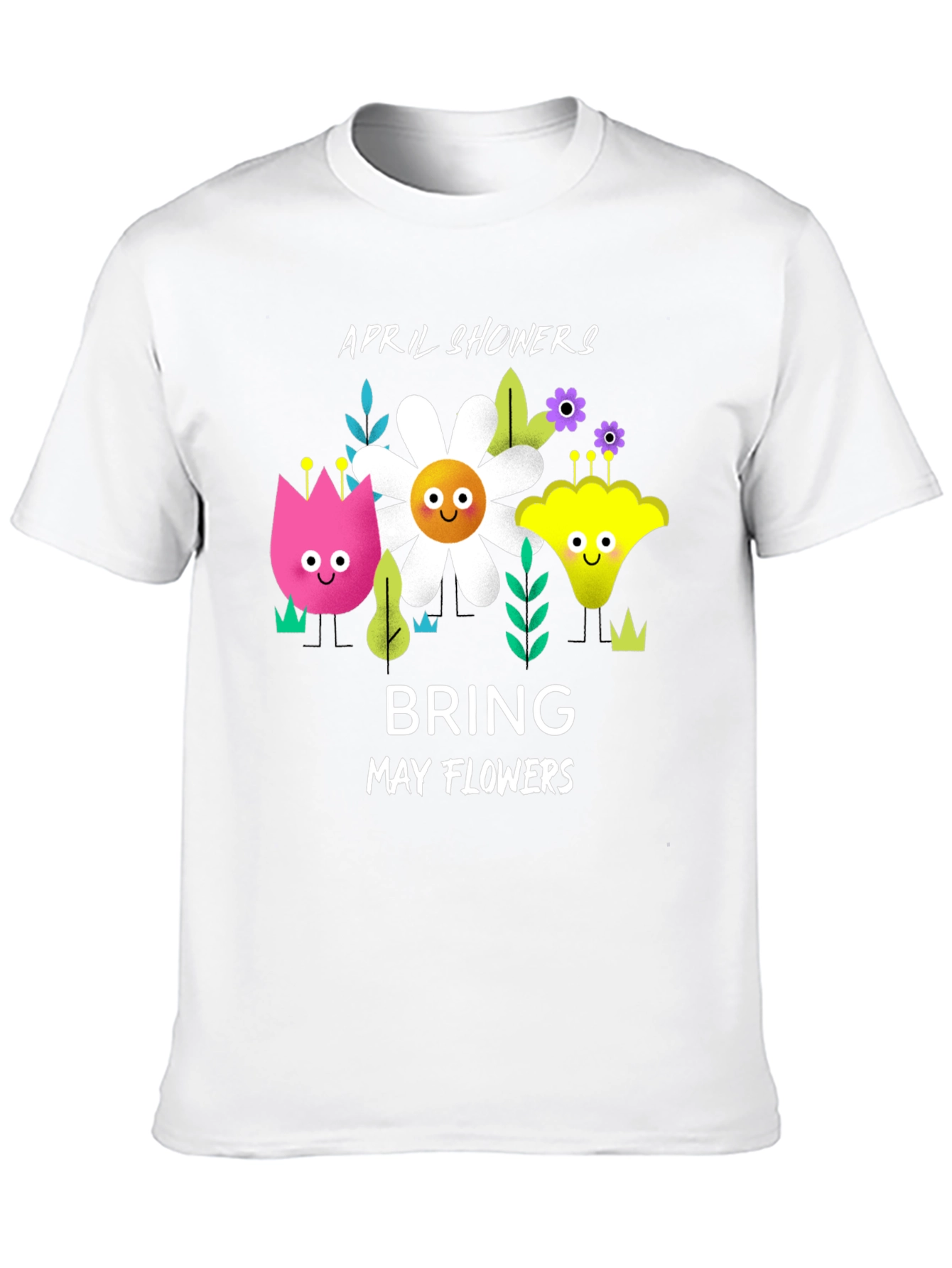 April Showers Bring May Flowers Graphic T-Shirt