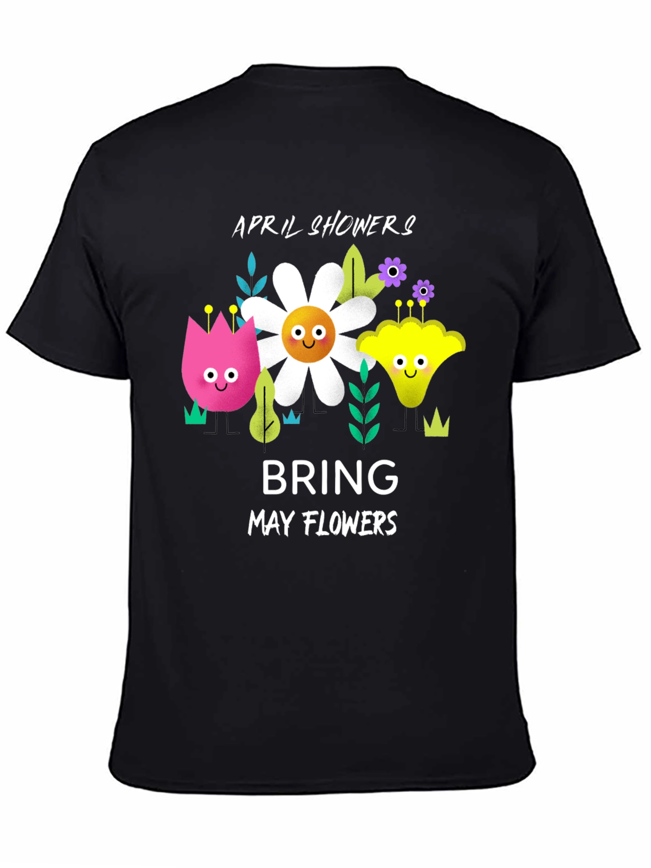 April Showers Bring May Flowers Graphic T-Shirt