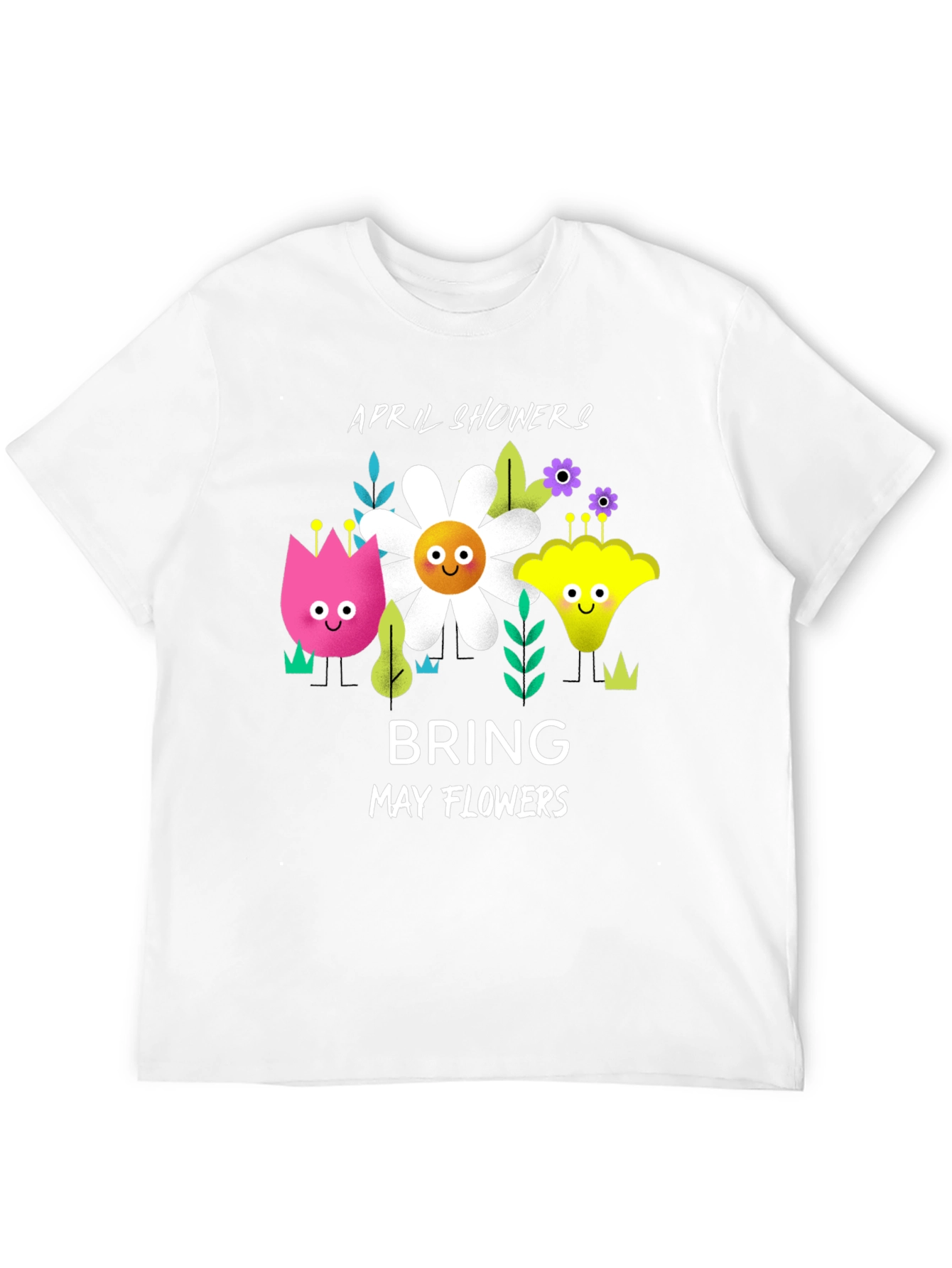 April Showers Bring May Flowers Graphic T-Shirt