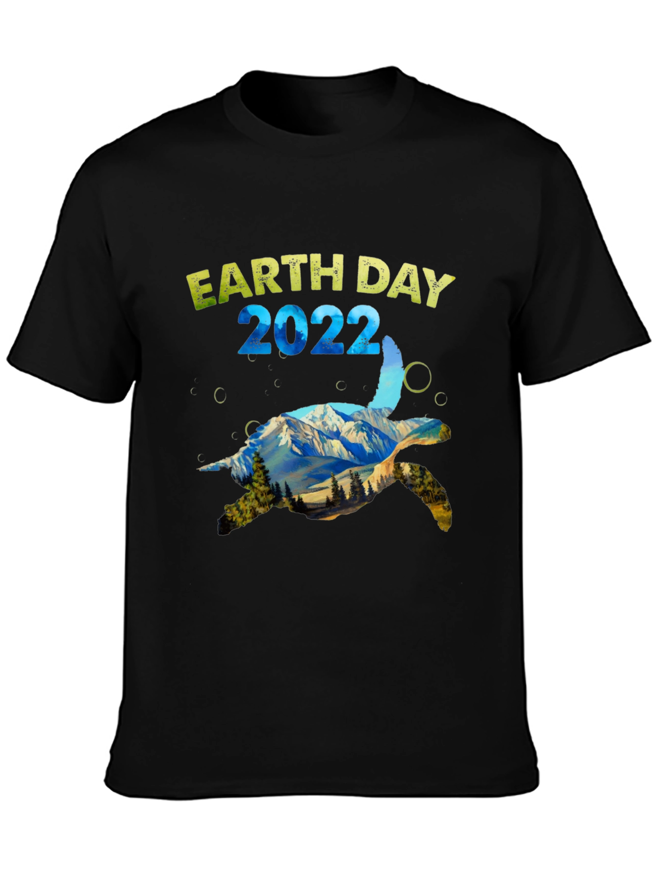 Earth Day 2022 Turtle Graphic Tee