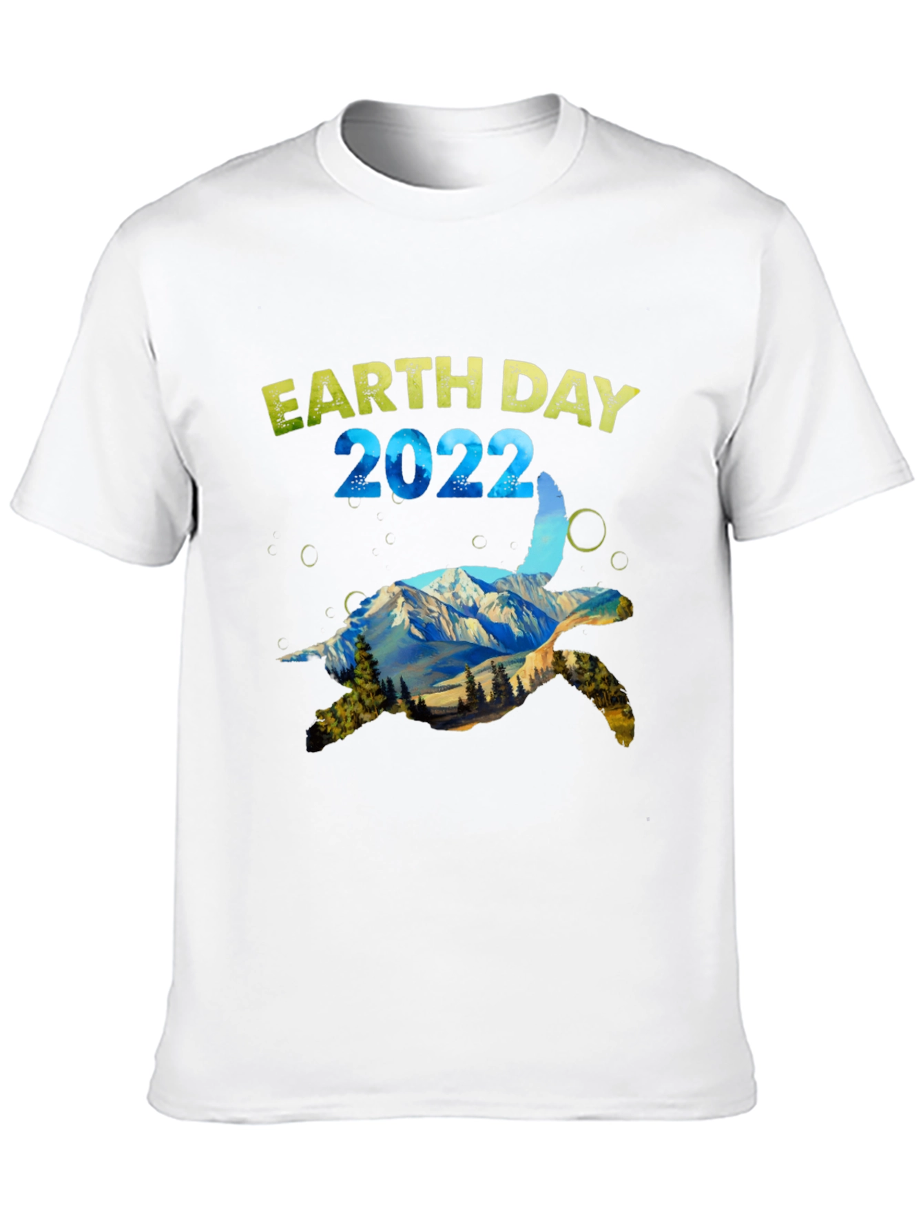 Earth Day 2022 Turtle Graphic Tee