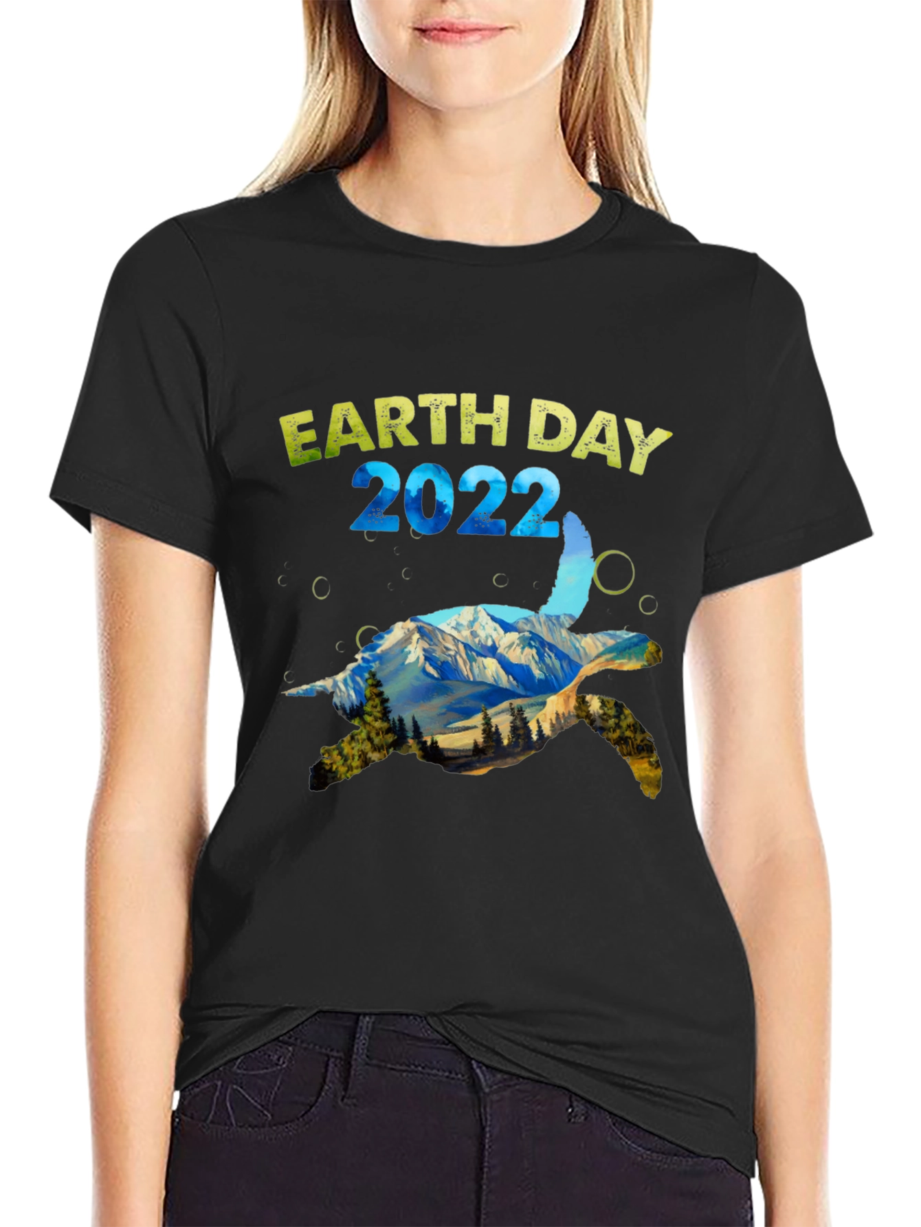 Earth Day 2022 Turtle Graphic Tee