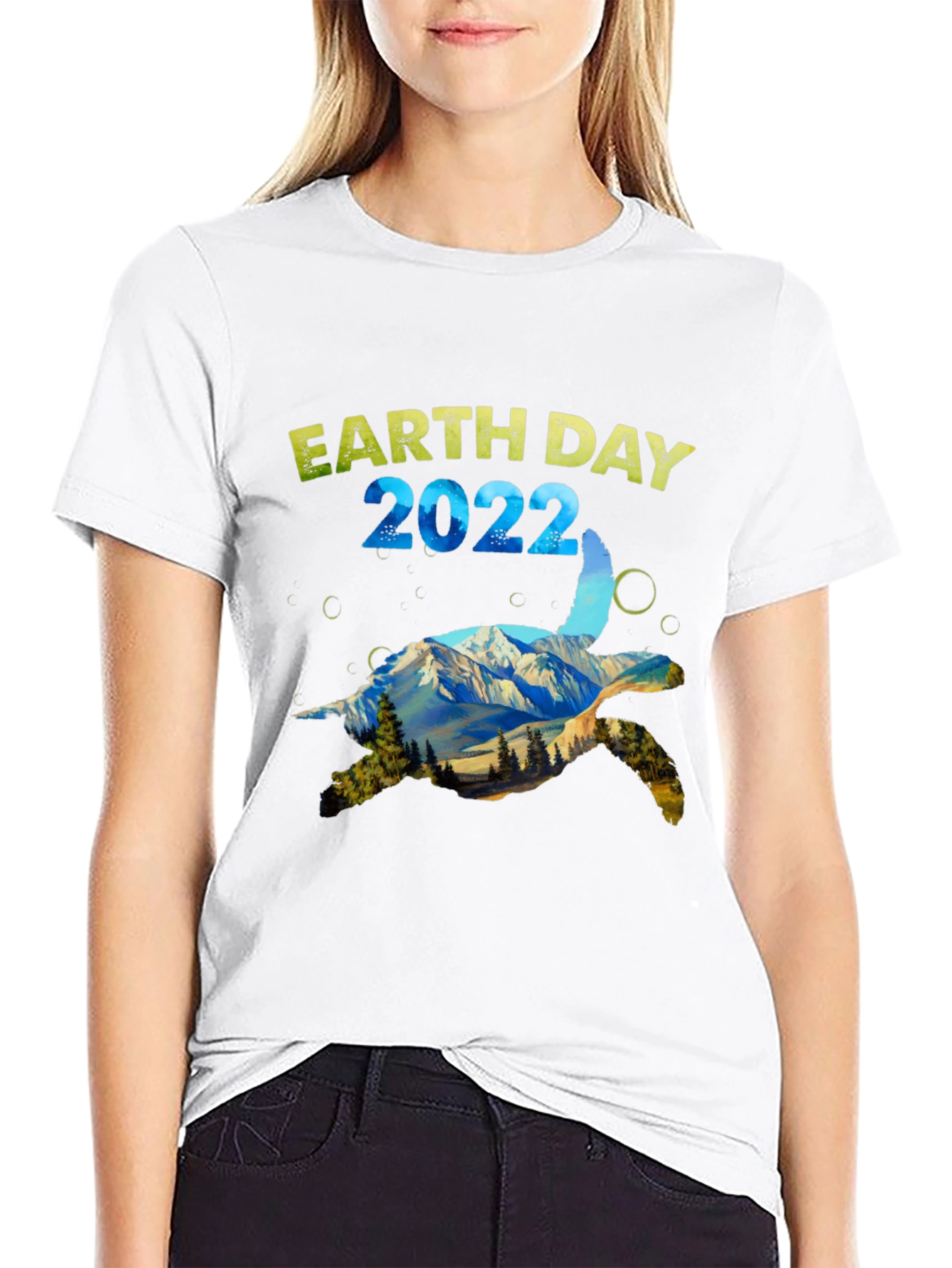 Earth Day 2022 Turtle Graphic Tee
