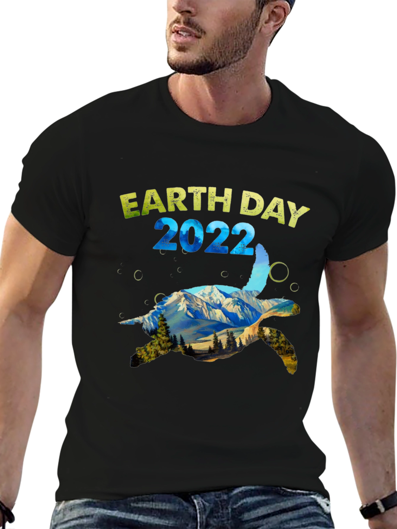Earth Day 2022 Turtle Graphic Tee